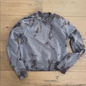 Lululemon tie dye crew neck
